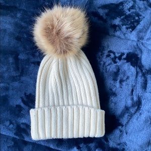 Hat Attack knit winter hat with pom pom